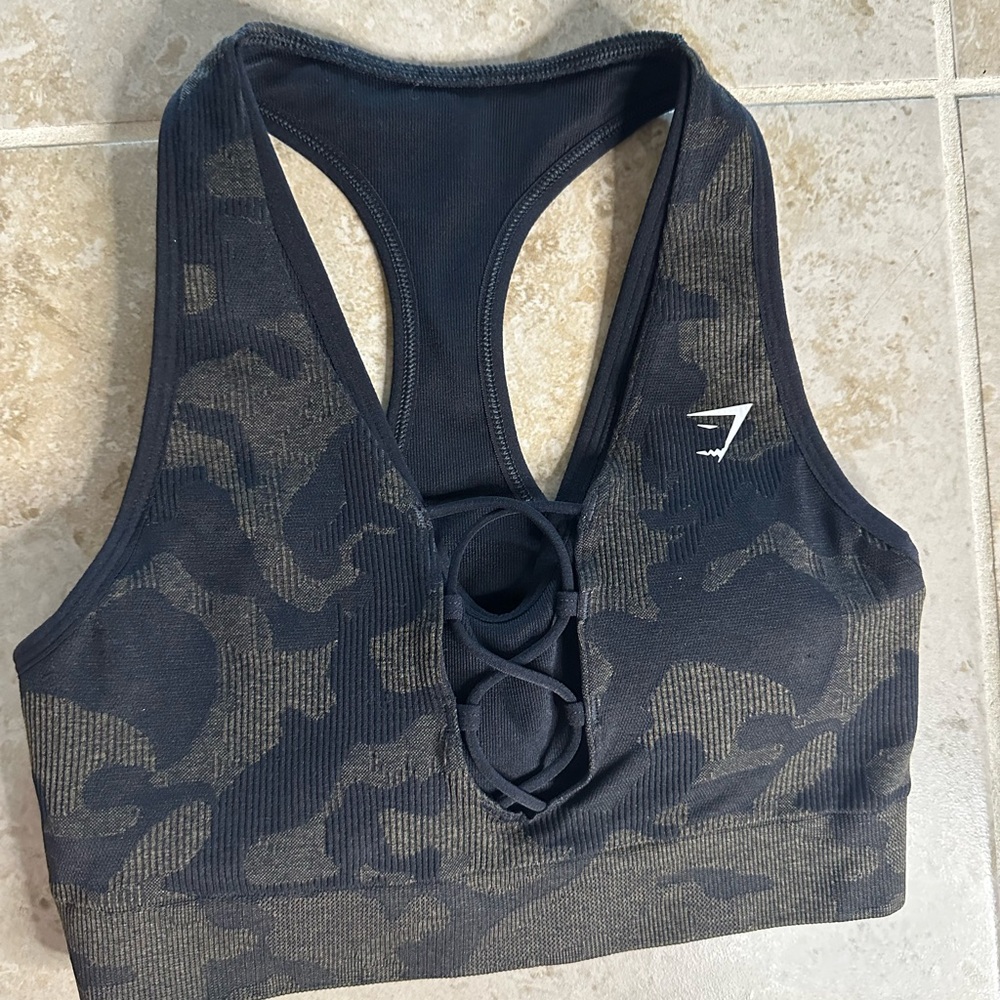 Gymshark Camo Sports Bra